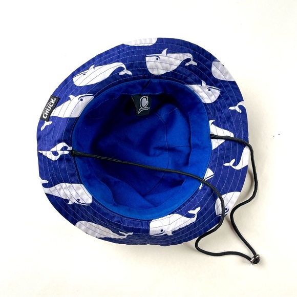 Converse Blue and White Whale Print Bucket Hat - Picture 4 of 5